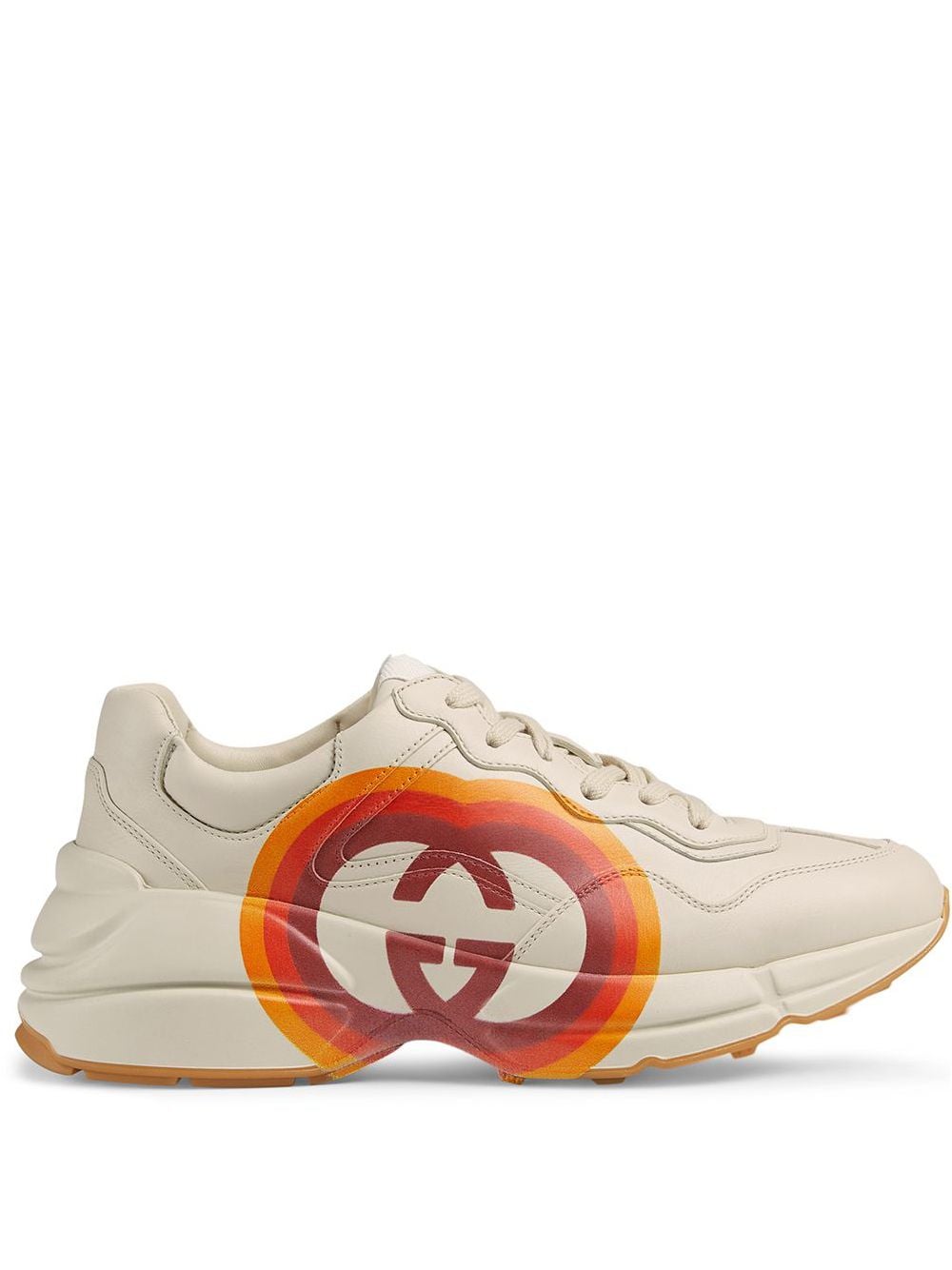 Gucci Rhyton Sneakers With Interlocking G And Heart - Farfetch