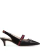 Image 1 of Gucci Mid-heel pump with Web