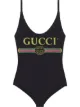 Imagen 1 de Gucci bañador Sparkling con logo Gucci