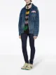 Bild 2 von Gucci Oversized-Jeansjacke mit Patches
