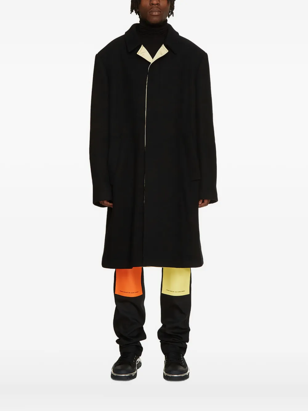 Raf Simons single-breasted coat | Black | Image 1
