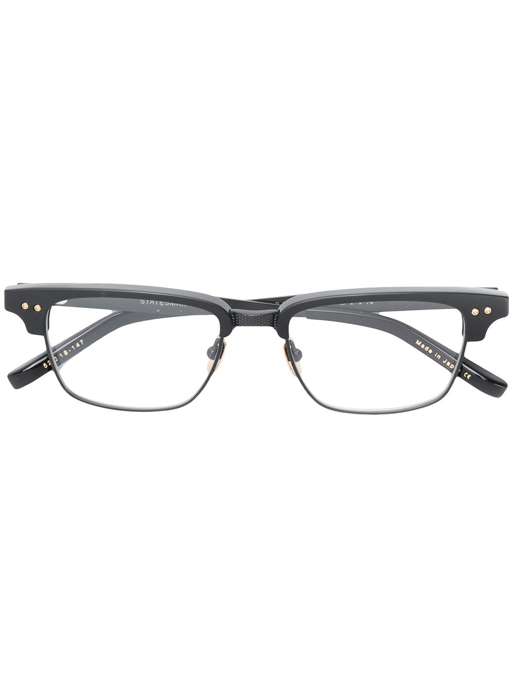 Shop Dita Eyewear Statesman Three Glasses In Black