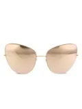 Mykita x Maison Margiela butterfly-frame sunglasses - Gold