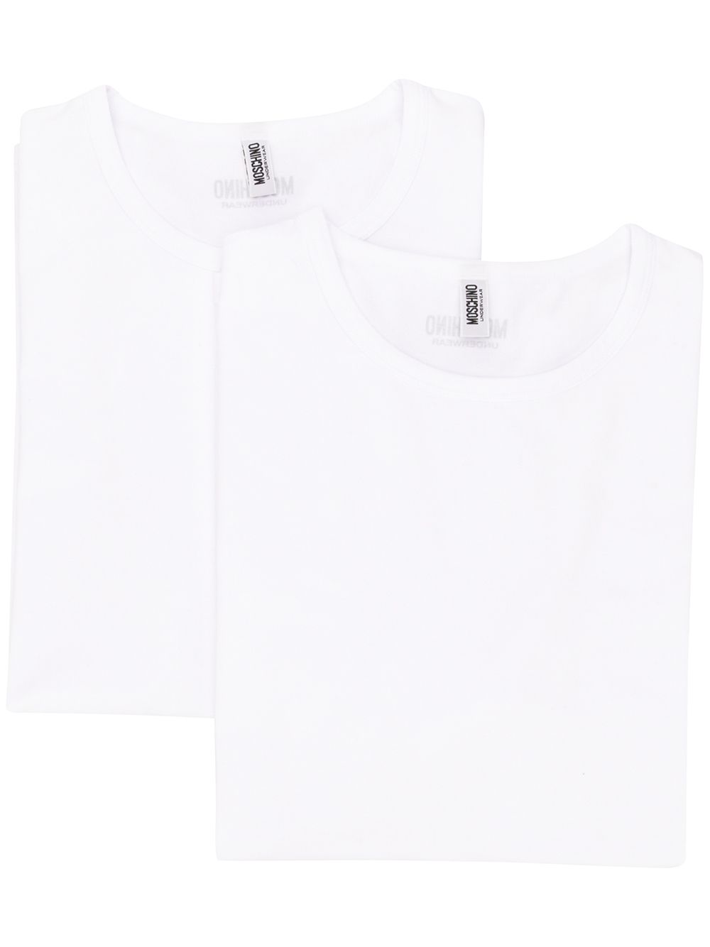 

Moschino rear logo print T-shirt - White