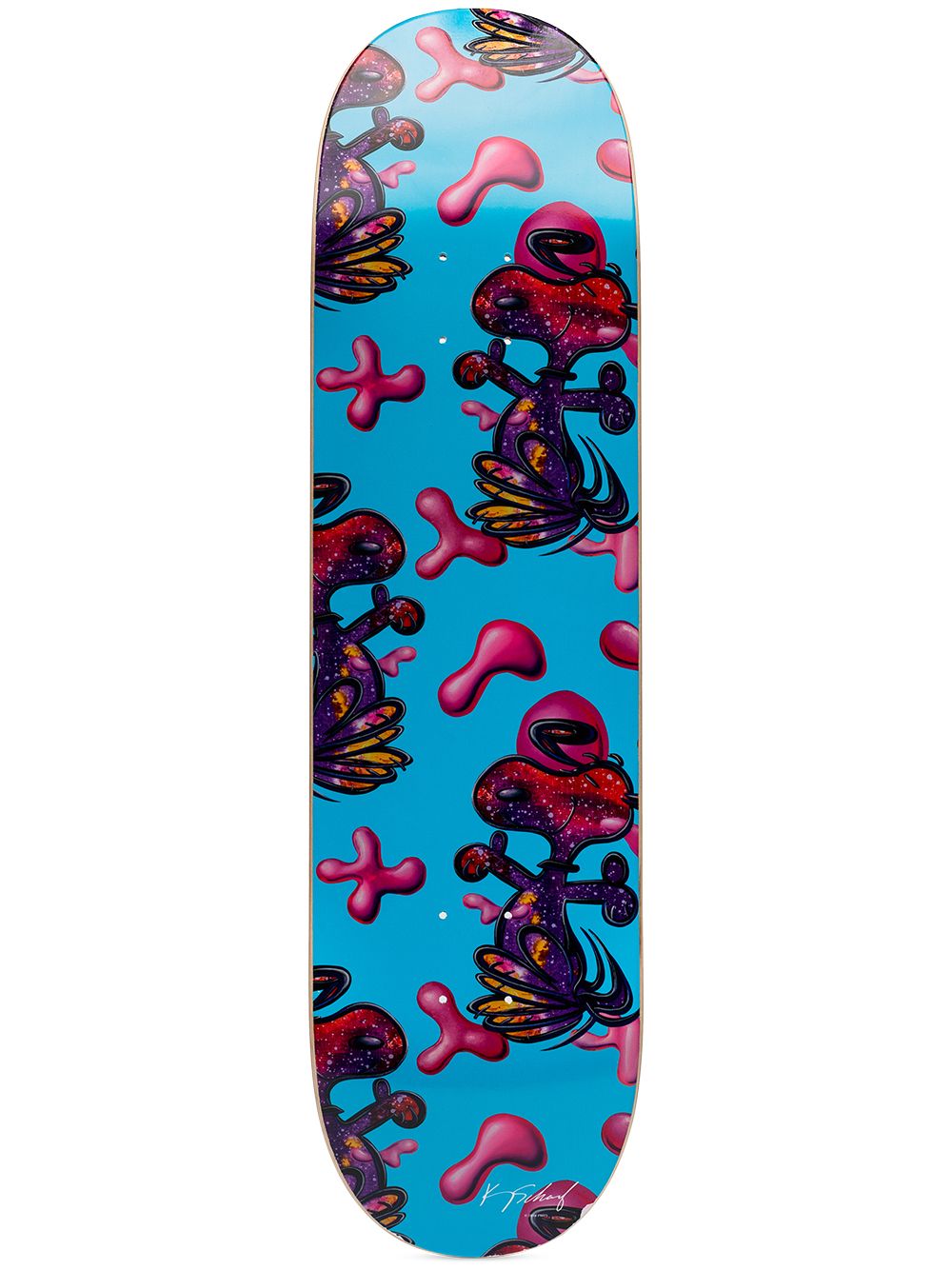 Huf X Peanuts Snoopy Bubble Skateboard By Kenny Scharf - Farfetch