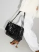 Image 2 of Saint Laurent large Niki tonal logo shoulder bag