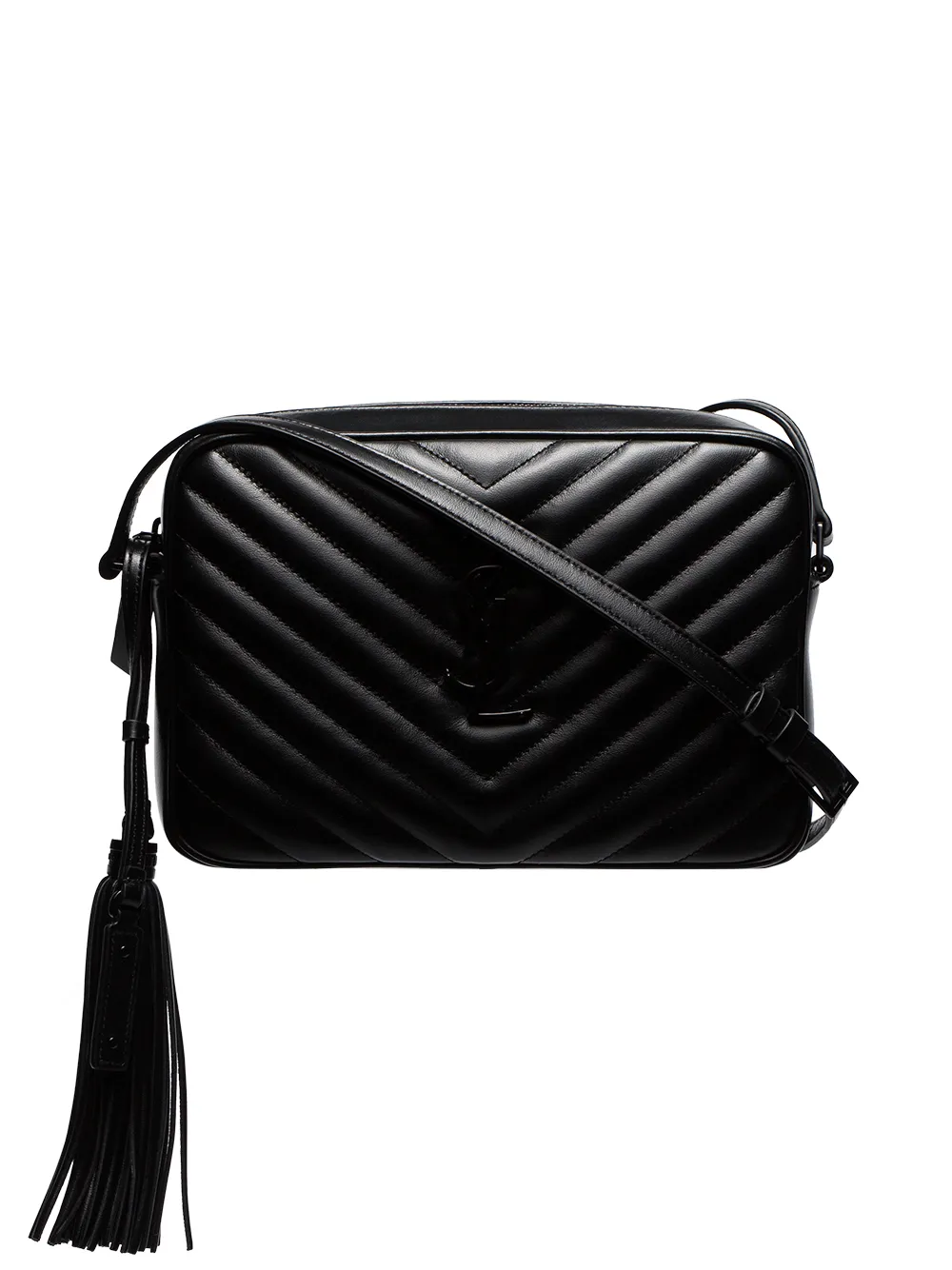 

Saint Laurent bolsa crossbody capitonada - Negro