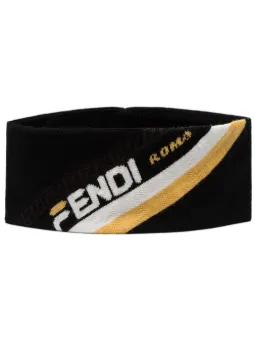 Headband 'Fendi Mania' de lã