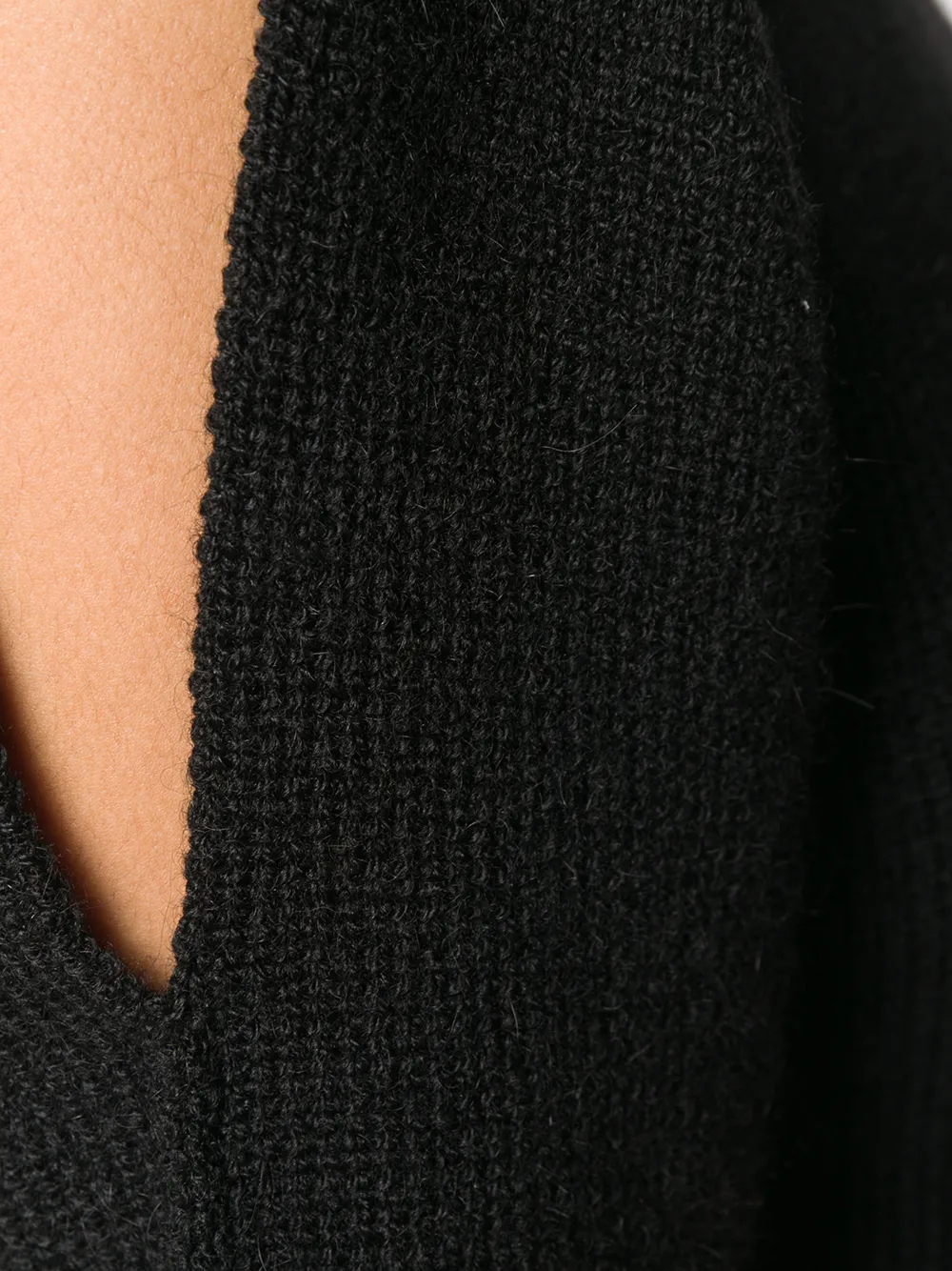 Chloé cut-out knit dress Zwart