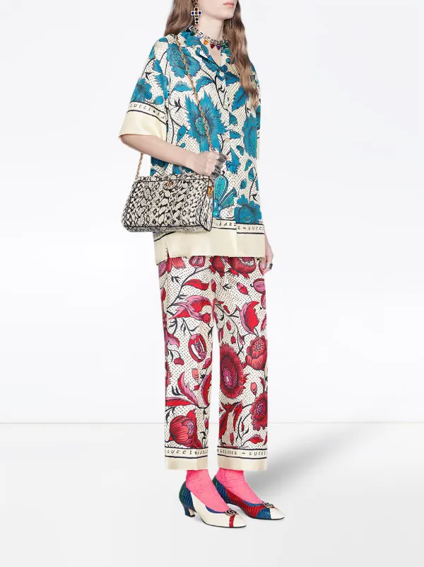 ophidia small snakeskin shoulder bag