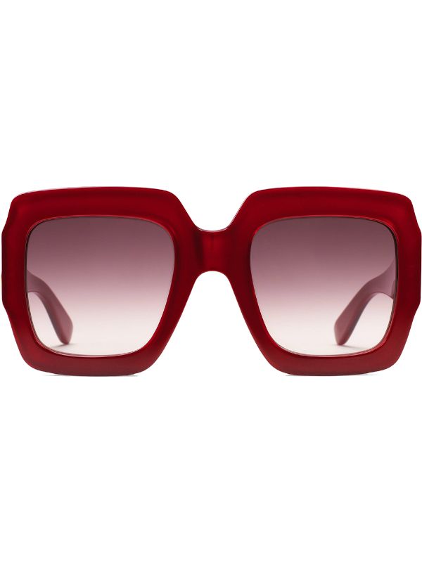 red gucci sunglasses