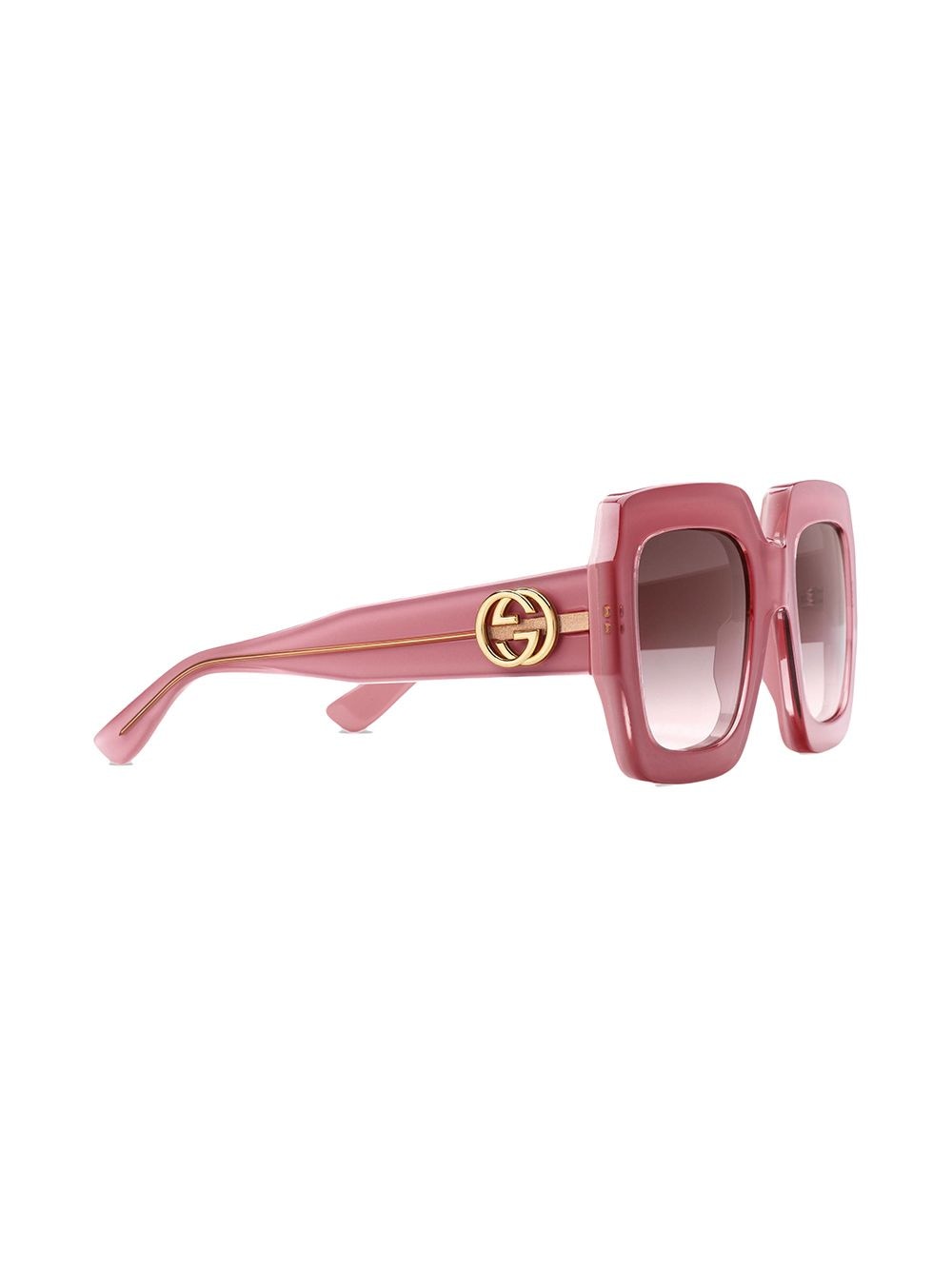 фото Gucci eyewear солнцезащитные очки в квадратной оправе
