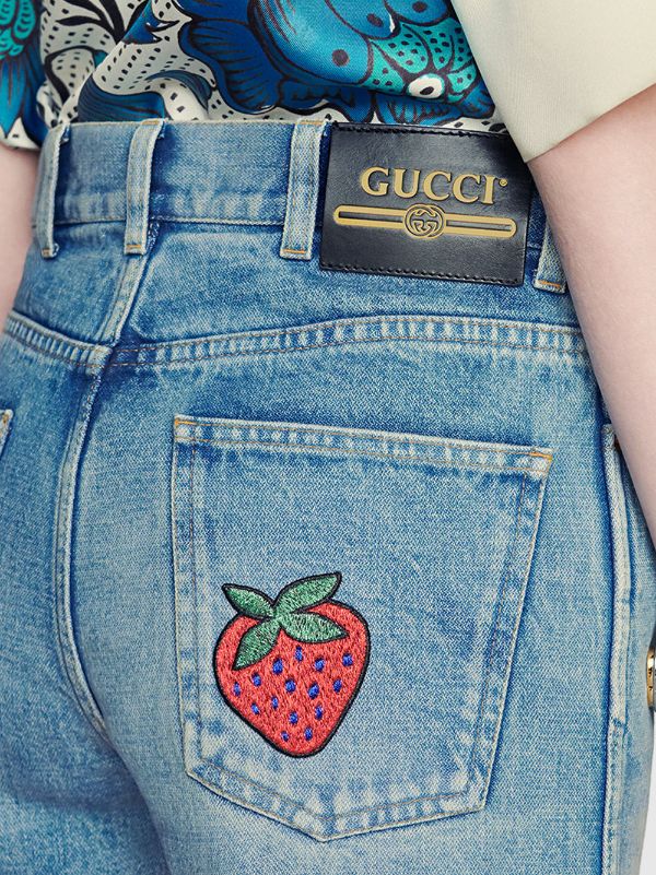 gucci strawberry shorts