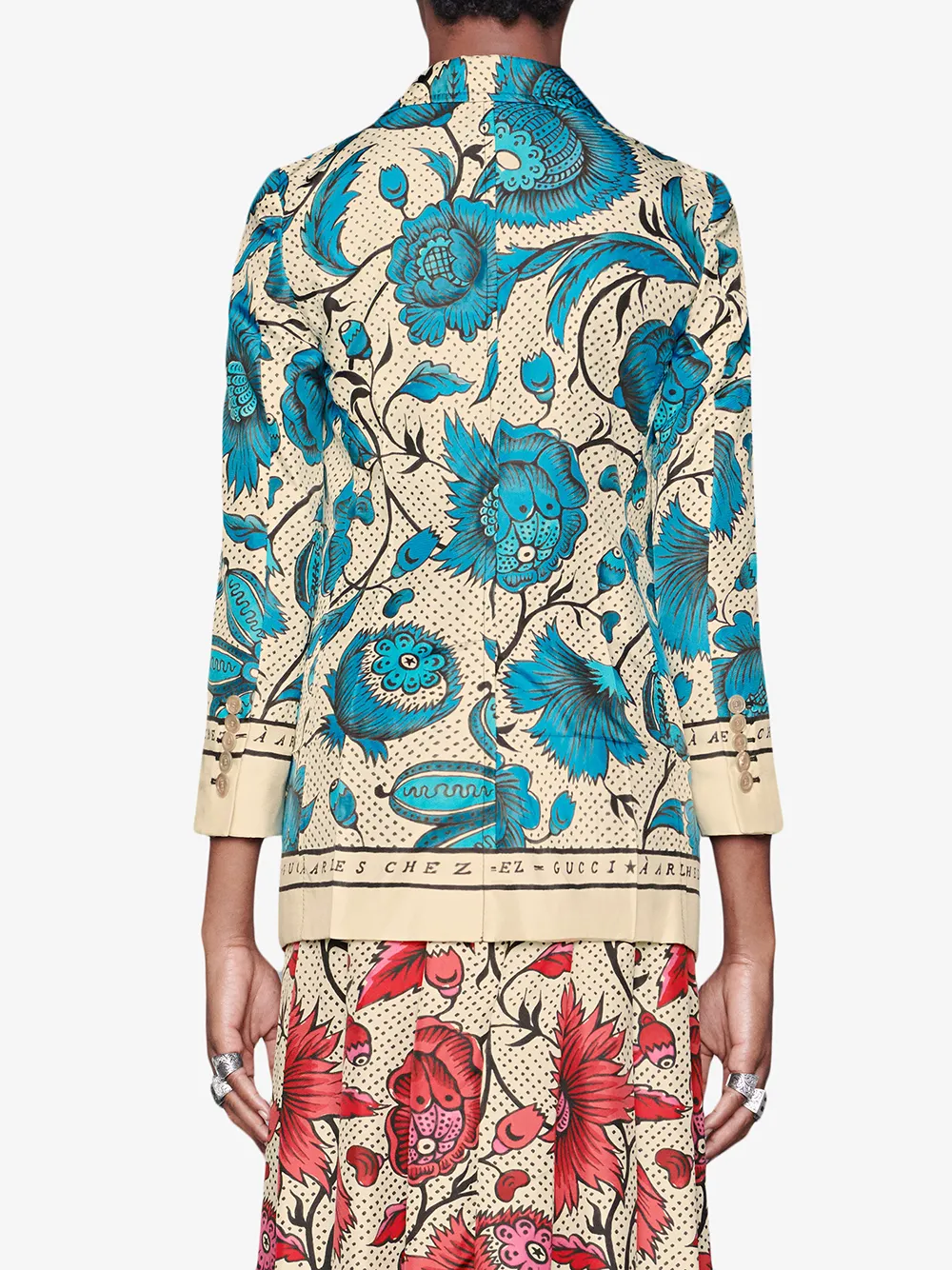 gucci silk jacket