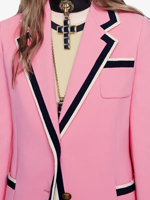 pink gucci blazer