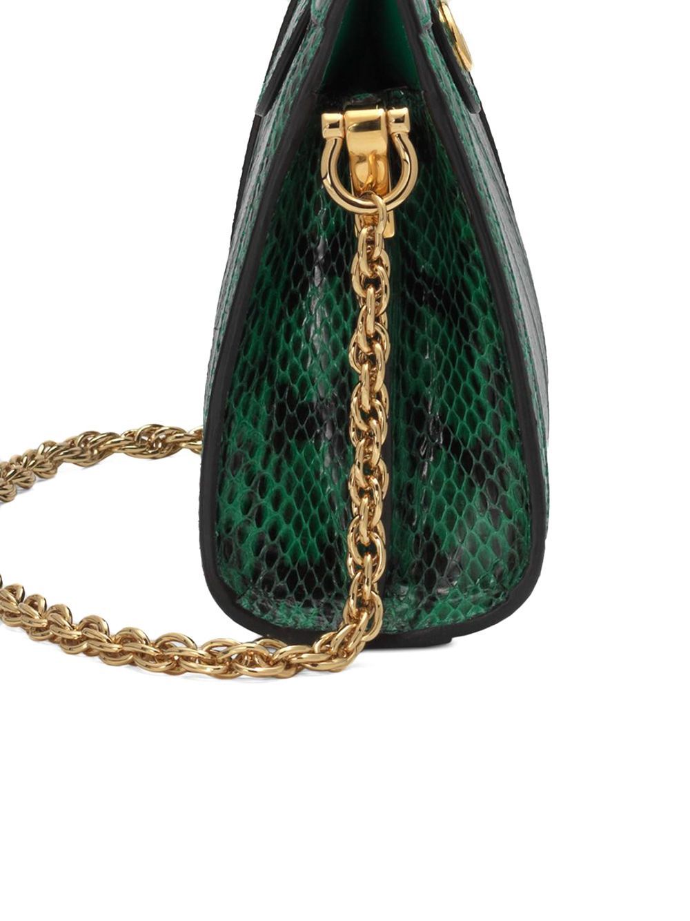 Gucci Open Box - Gucci Ladies Snakeskin Small Ophidia Shoulder Bag