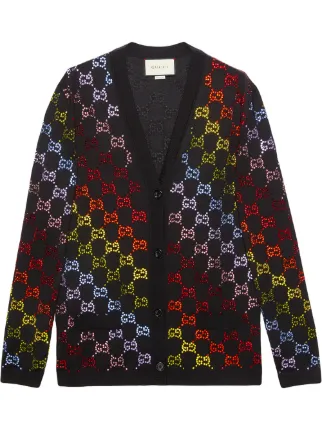 gucci rainbow cardigan