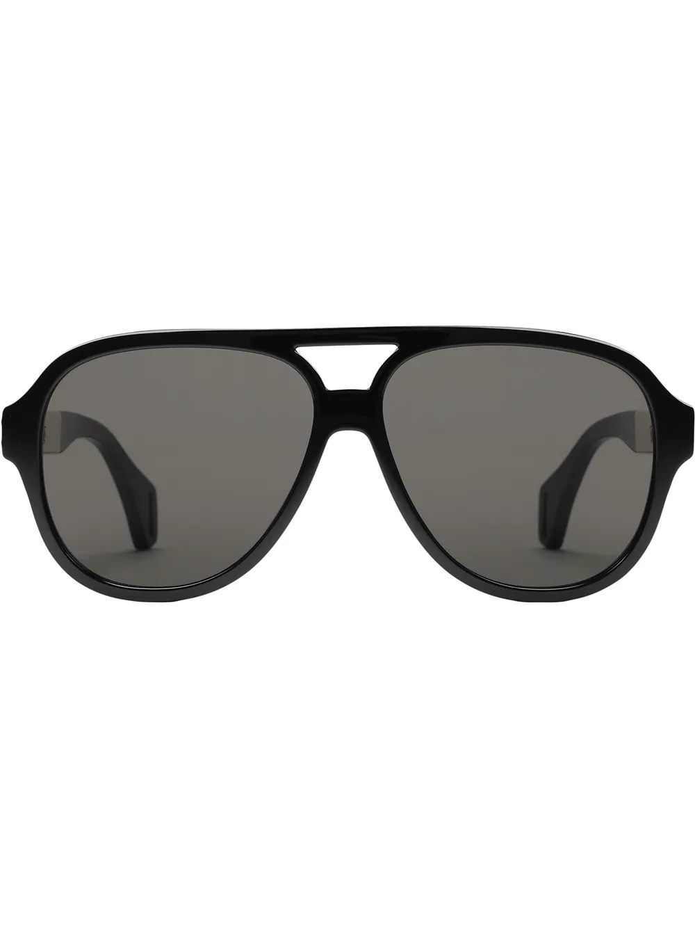 

Gucci Eyewear lentes de sol estilo aviador con rayas Gucci - Negro