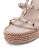 Valentino Garavani Rockstud 120mm wedge espadrilles