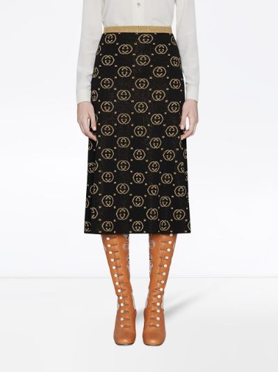 gucci wool skirt