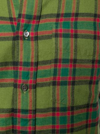 plaid button down shirt展示图