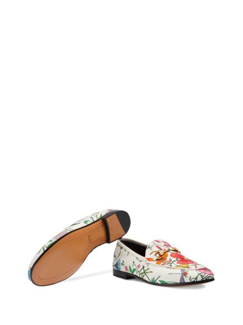 gucci loafer floral