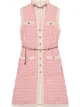 الصورة 1 من Gucci Short tweed dress with chain belt