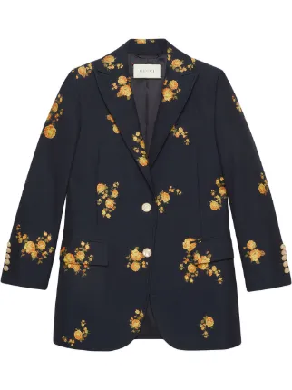 Floral hotsell gucci jacket