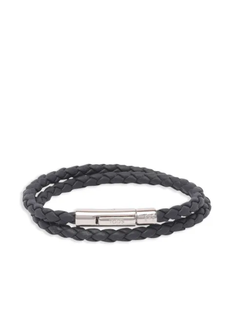 Tod's Pulseira de couro trançado