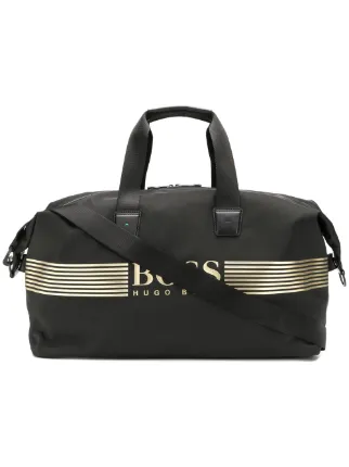 Boss Hugo Logo Liquéd Duffle Bag Farfetch Boss Hugo Logo Liquéd Duffle Bag