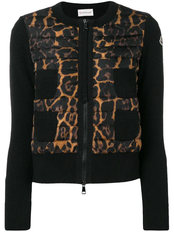 moncler leopard print jacket