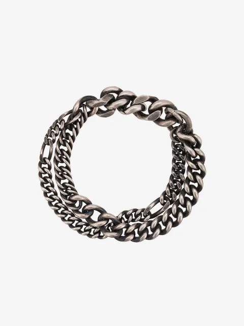 WERKSTATT:MÜNCHEN pulsera de cadena doble