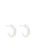 Shaun Leane sterling silver Cat Claw medium hoop earrings