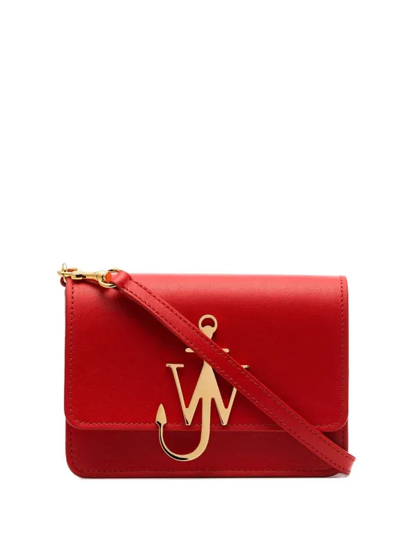 JW Anderson Anchor Logo Bag in Red