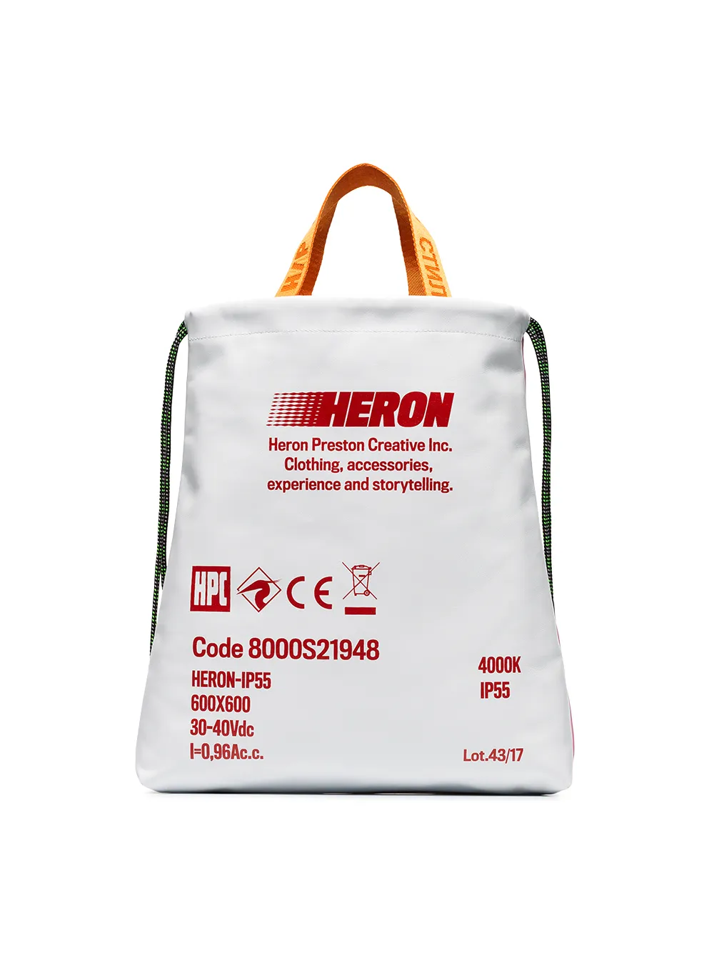 Heron Preston сумка-тоут Dustbag с ремешками в стиле индастриал