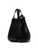 LOEWE black Hammock small leather shoulder bag