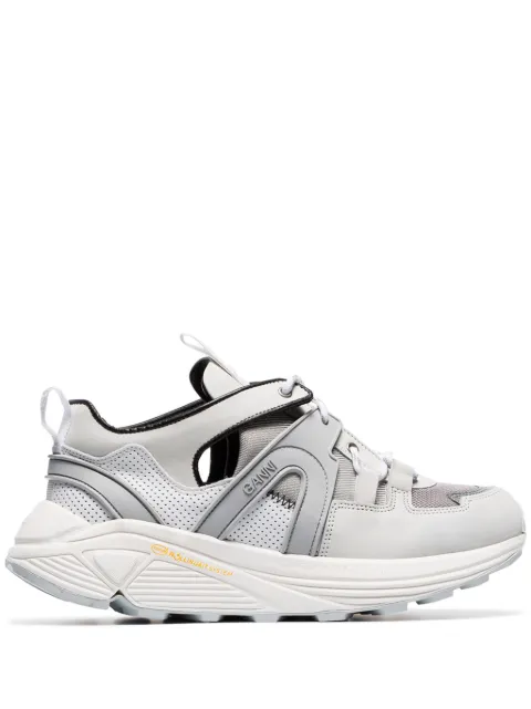 Buy 45 Ganni Brooklyn and white sneakers322 suede mesh Online oeBdxC
