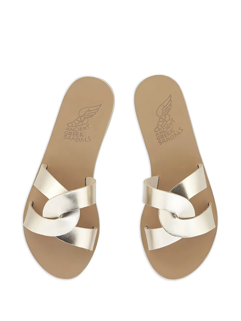 Desmos Crossover Leather Sandals