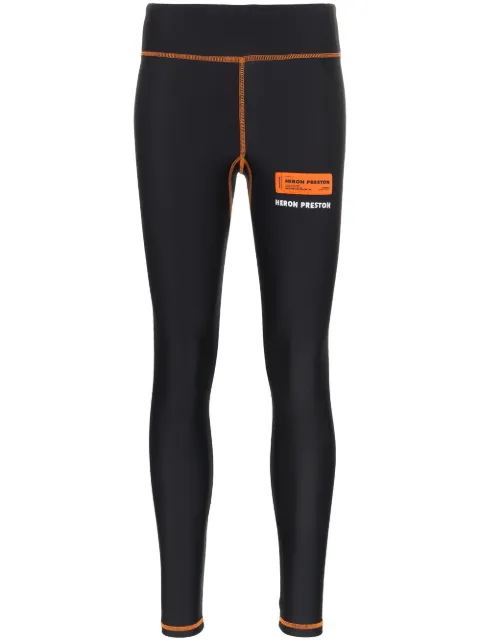 Heron Preston high waist contrast stitch leggings