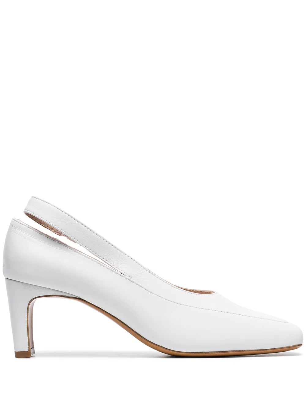 Kalda Pumps KALDA 'AMMA 60' PUMPS MIT SLINGBACK-RIEMEN - WEIß
