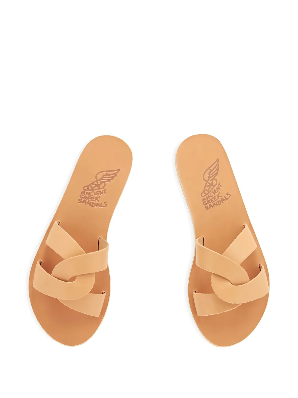 Ancient Greek Sandals Desmos leren sandalen Beige