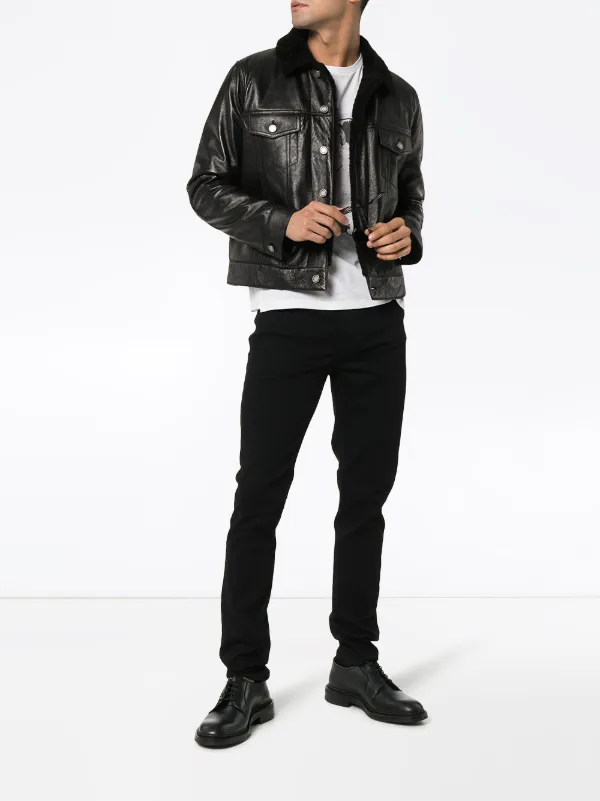 saint laurent moto jacket