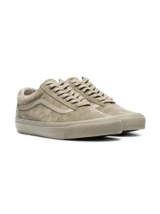 taupe Vault low top suede sneakers展示图