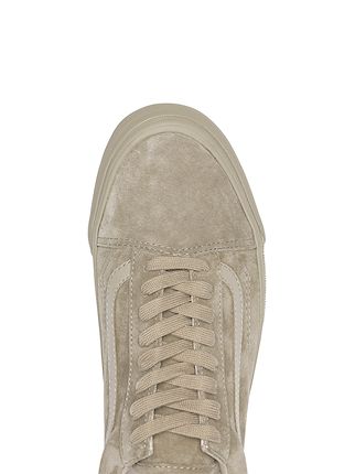 taupe Vault low top suede sneakers展示图