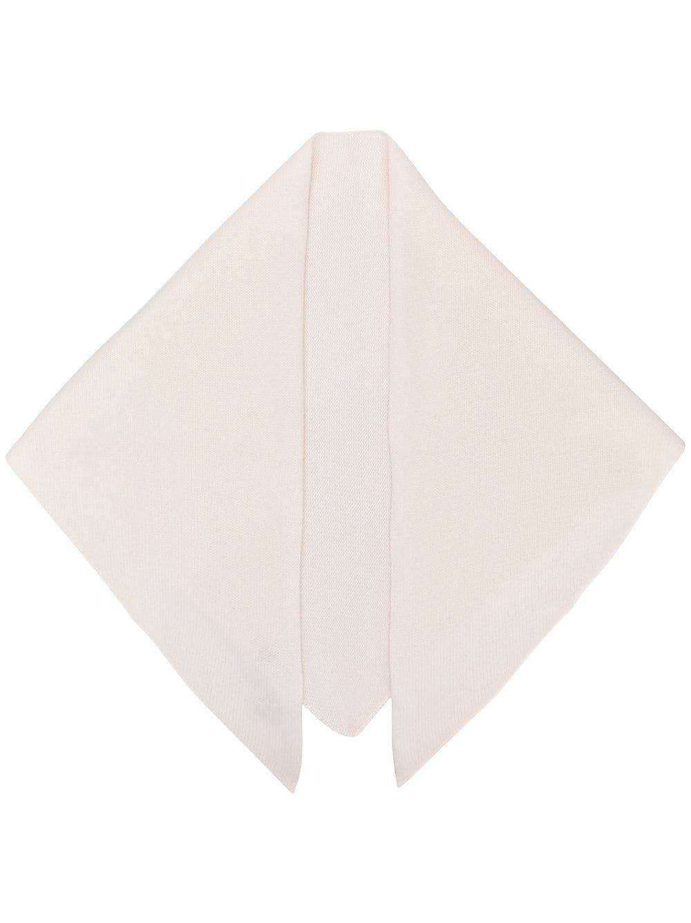 Cashmere In Love Bea Triangle Scarf In White