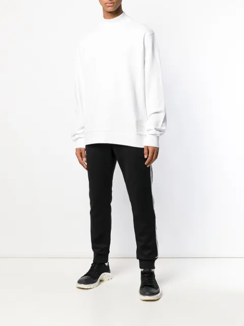 calvin klein mock neck sweatshirt