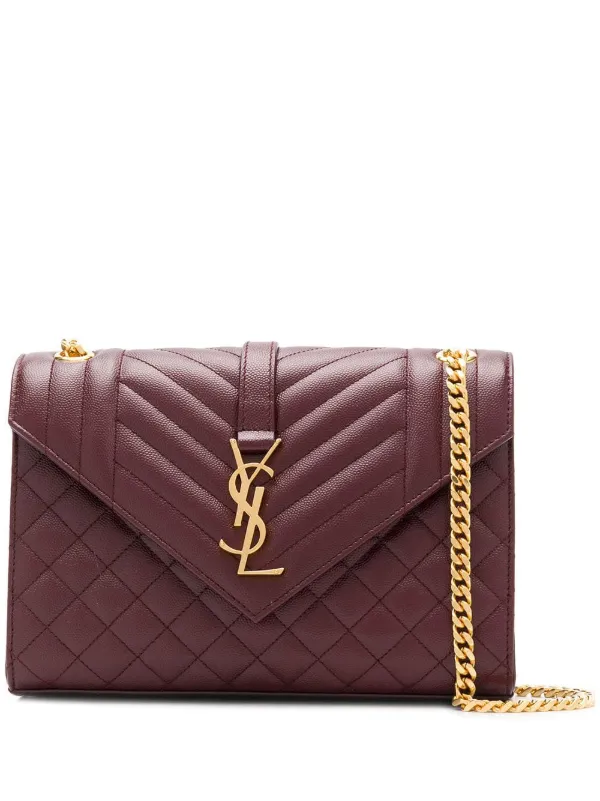 Saint laurent envelope 2025 chain crossbody bag