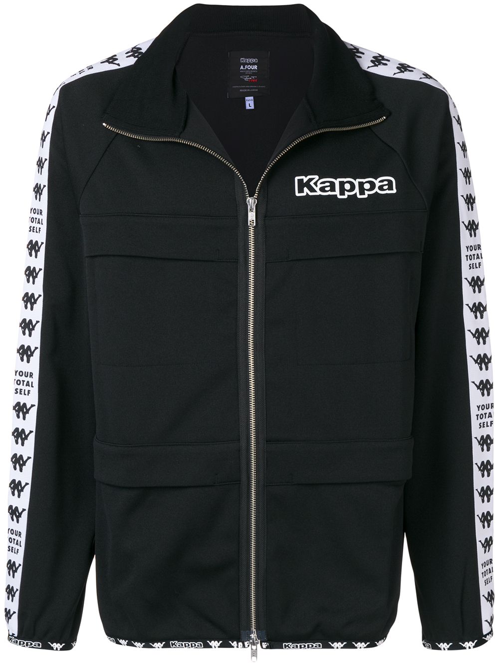 фото Kappa классический свитер на молнии с логотипом