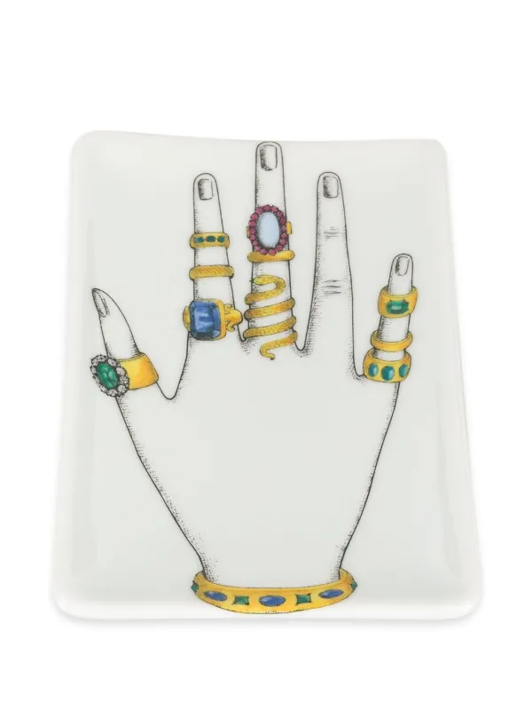 FORNASETTI アッシュトレイ　小物入れ　新品未使用 Fornasetti プリント アッシュトレイ | ホワイト | FARFETCH JP