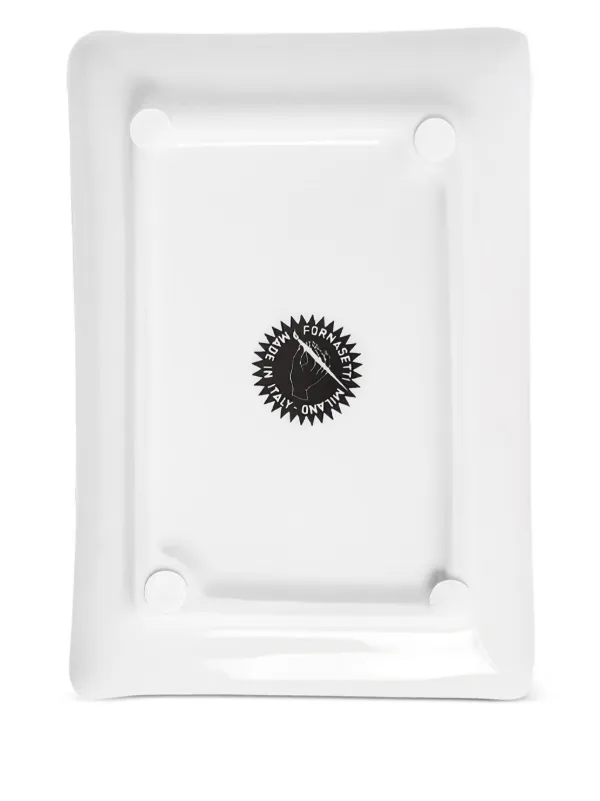 m*＊様 Fornasetti フォルナセッティ アッシュトレイ Fornasetti プリント アッシュトレイ 12cm | ホワイト | FARFETCH JP